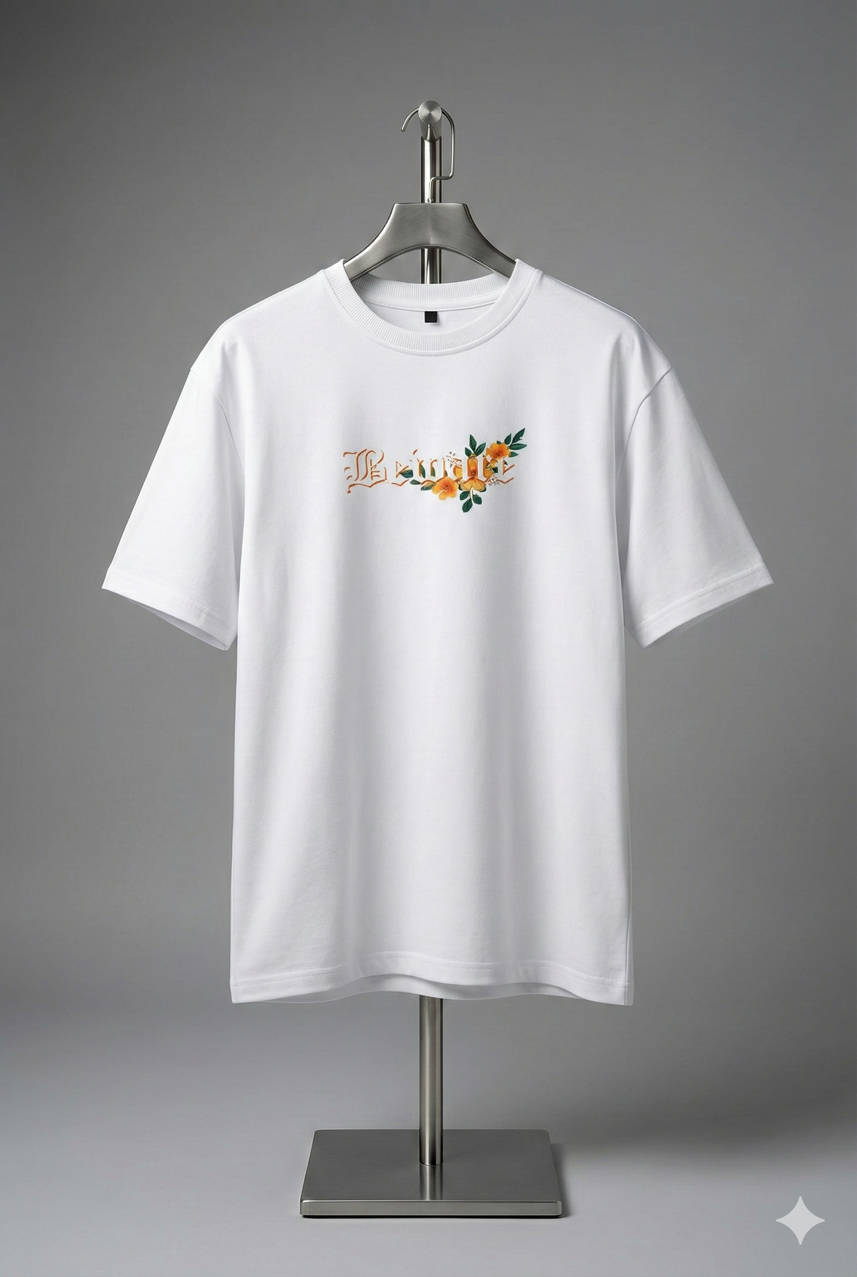 Demons White Oversized T-shirt