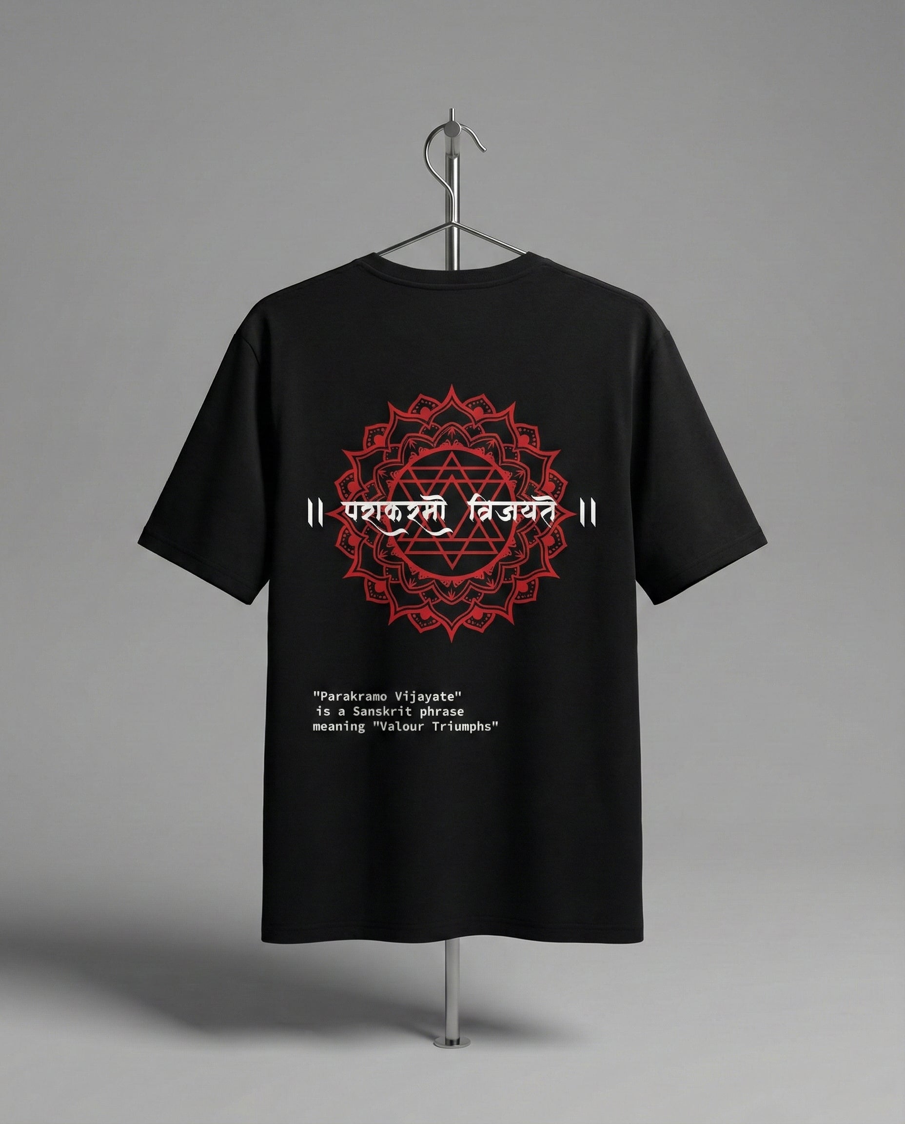 Arjun Gandiva Black Oversized T-Shirt