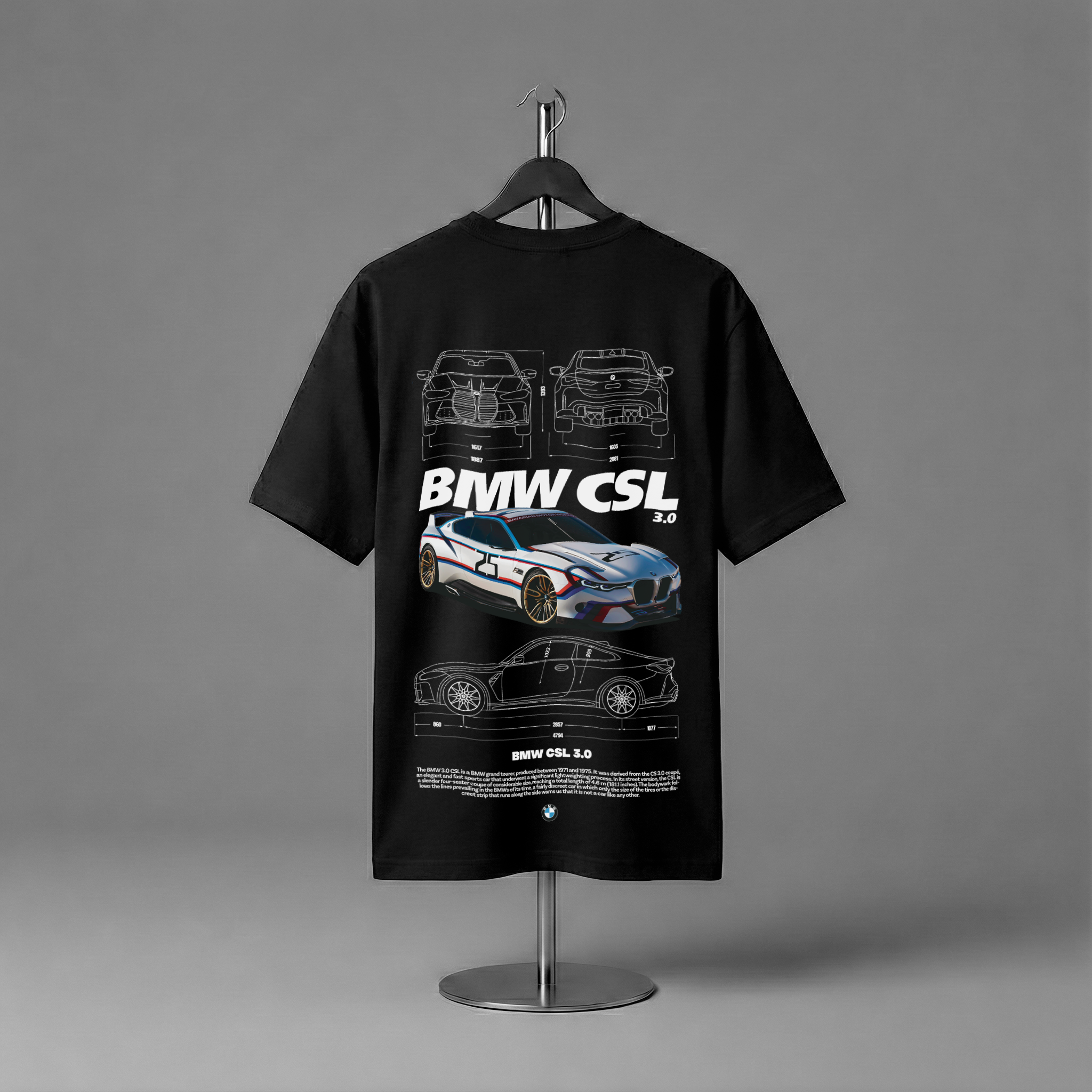 BMW Black Oversized T-Shirt